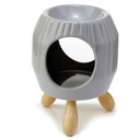 Керамическая горелка для воска и масел, СЕРАЯ