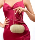 Zlatá kabelka Večerná vizitková kabelka Malá Pohlavie Výrobok pre ženy
