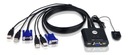 2-портовый KVM-переключатель VGA/USB Aten CS22U