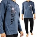 МУЖСКАЯ ХЛОПКОВАЯ ПИЖАМНЫЙ КОМПЛЕКТ БРЮКИ С ПРИНТОМ #M