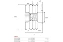 EMBRAYAGE ALTERNATEUR AUDI SEAT SKODA VW 1.4 1.9 2.0 TDI 2003 AS-PLphoto 11