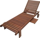LEŻAK LEŻANKA OGRODOWY DREWNIANY HECHT RESORT I REGULOWANY DREWNO MERANTI