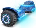 Электрический скейтборд Hoverboard GYROOR G11 BLUE Led Bluetooth Приложение