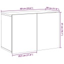 VIDAXL SCIENNA CASIER TV, STARE BOIS 60X30X41 CMphoto 12