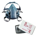 НАБОР ПОЛУМАСКИ АНТИПЫЛЕВАЯ 3М 7502 + ФИЛЬТРЫ 6035