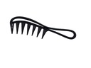 Расческа парикмахерская «Кошачий коготь» для расчесывания, моделирования, с широким расстоянием между зубьями.