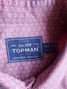 TOPMAN košeľa krátky rukáv 100% bavlna M 39 Dominujúca farba ružová