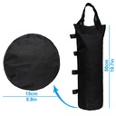 4ks Bag Weight Bag Canopy Stan Outdoor Black Farba iná