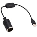 ADAPTERIS KONVERTERIS Z USB NA LIZDAS ŽIEBTUVĖLIO 12V nuotrauka 1