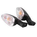 2 PIEZAS LUZ DIRECCIONAL MOTOCYKLA BMW F800 PRZEZROCZYST 