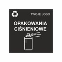 НАКЛЕЙКА РАЗДЕЛЕНИЯ ОТХОДОВ, УПАКОВКА. ДАВЛЕНИЕ