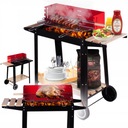 ПОРТАТИВНЫЙ УГОЛЬНЫЙ САДОВЫЙ ГРИЛЬ НА КОЛЕСАХ