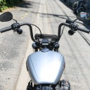 МАЛАЯ ЧЕРНАЯ СУМКА МОТОЦИКЛЕТНАЯ NA РУЛЯ HARLEY THRASHIN BAG UTILITY  фото 11