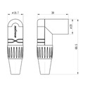 РАЗЪЕМ XLR, ROXTONE ANGLE, SOLID RX3RMP-NT