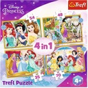 Puzzle 4w1 Szczęśliwy dzień TREFL 34385 Wiek dziecka 4 lata +