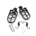 KIT FOOTRESTS BLACK ALUMINUM REPLACEMENT YAMAHA YZ125 YZ250 PW50 PW80 BW8  photo 4