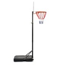 Баскетбольный набор, уличная садовая корзина, регулируемая, 160-210 см Meteor