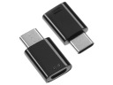 Адаптер Samsung micro USB Type C черный