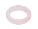 Обручальное кольцо, натуральный камень, розовый кварц, размер 19/В400
