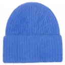 ШАПКА ЖЕНСКАЯ ЗИМНЯЯ ШЕРСТЬ польская марка ТЕПЛАЯ 60% ангора СИНАЯ