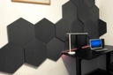 PANEL Akustyczny ŚCIENNY Tłumiący Absorber HEXAGON sześciokąt Bitmat 3cm