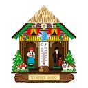 Termometr acf1) temperatura zewnętrzna monitor wilgotności cyfrowy