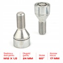 TORNILLOS ZABEZPIECZAJACE OPEL MERIVA (A, B) M12X1.5X24MM CONO 2 LLAVES AL 17 