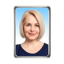 ZDJĘCIE NAGROBKOWE PROSTOKĄT KOLOR SREBRNA RAMKA 9x12