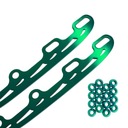 Płozy do rolek Flying Eagle Freestyle Ice Blades 290 mm zielone