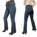 Spodnie z jeansu CEVLAR typu dzwony kolor granatowy rozmiar 54