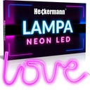 Neon LED Heckermann závesný LOVE