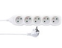 Удлинитель 5 розеток 5 метров P0515 WHITE EMOS