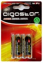 4x МОЩНЫЕ щелочные БАТАРЕИ LR03 AAA AIGOSTAR