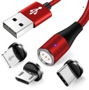 МАГНИТНЫЙ КАБЕЛЬ 3в1 5А MICRO TYPE-C USB-C IPHONE