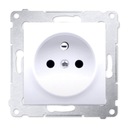 SIMON 54 ОДИНАРНАЯ РОЗЕТКА Z/U БЕЛАЯ DGZ1Z.01/11