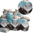 ДВУХСТОРОННЕЕ ХЛОПКОВОЕ ПОСТЕЛЬНОЕ ПОСТЕЛЬНОЕ 160x200 2X НАБОР ПОДСЫЛОК 4 шт.