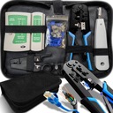 СЕТЕВОЙ ТЕСТЕР СТРИППЕР ОБЖИМНЫЕ ЗАГЛУШКИ RJ45 КОМПЛЕКТ КОРПУСА