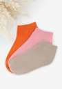 Členkové Ponožky dámske bavlnené hladké lycra poľské 0732 Cerber 39/42 ružové Hlavná tkanina bavlna