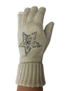 dámske zimné rukavice vlnené zirkóny