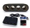 РАЗДЕЛИТЕЛЬ ЗАЖИГАЛКИ 4X 120 Вт USB