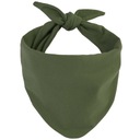 Двойной шарф, шарф-нагрудник, весна/осень, ХЛОПОК - оливковый.