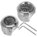 2 STUFF COUNTER I TERMOCHÚC METER NA RUDDERS MOTORCYCLE BLACK ALUMINUM  photo 7