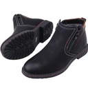 МУЖСКИЕ БОТИНКИ С УТЕПЛЕННЫМИ БОТИНКАМИ ЗИМНЯЯ ОБУВЬ НА МОЛНИИ СНЕЖНЫЕ БОТИНКИ, ЧЕРНЫЕ