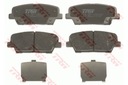 TRW ZAPATAS DE FRENADO HYUNDAI PARTE TRASERA EQUUS/SANTA FE 2,0-2,4 08- 