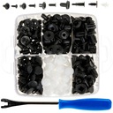 НАБОР АВТОМОБИЛЬНЫХ ЗАЖИМОВ 200 ШТ. + СЪЕМНИК ОБИВКИ