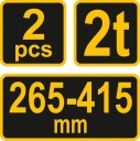 PODSTAWKI SOUS VOITURE KOBYLKI 2T 2PCS VORELphoto 6