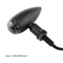 2 SZT. МОТОЦИКЛЕТНЫЙ POCISK BURSZTYNOWY ПОВОРОТНИКИ ИНДИКАТОР ФАРЫ LU  фото 8