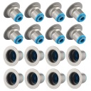 16 PCS KIT JOINTS JOINT D'ÉTANCHÉITÉ SOUPAPE SUBSTITUT 12482063 POUR LS UXphoto 10