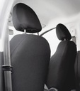 KRYTY ŠITÉ NA MIERU PRE ŠKODA FABIA III od 2014 Ďalšie vlastnosti švy / otvory pre airbagy hotové otvory na opasky hotové otvory pre opierky hlavy
