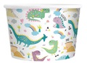 Кружка Стаканчики для мороженого Динозавры 6 штук День рождения